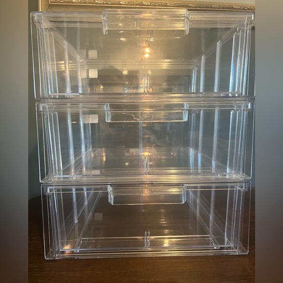 The Container Store Clearline Stackable Sweater Drawer Case - Picture 1 of 7